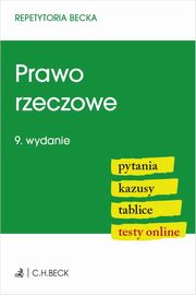 Prawo rzeczowe. Pytania. Kazusy. Tablice. Testy online, 