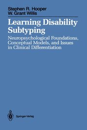 ksiazka tytu: Learning Disability Subtyping autor: Hooper Stephen R.