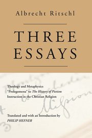 Three Essays, Ritschl Albrecht