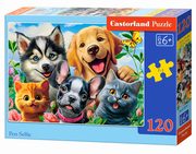 Puzzle 120 Pets Selfie, 