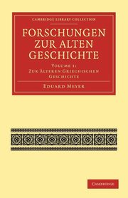 Forschungen Zur Alten Geschichte, Eduard Meyer