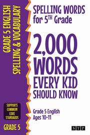 Spelling Words for 5th Grade, STP Books