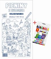 Pieniny z humorem Kolorowanka XL + kredki, 