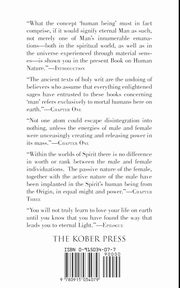 The Book on Human Nature, Bo Yin Ra
