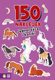 150 naklejek Jednoroce i koniki, 