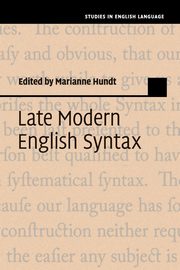 Late Modern English Syntax, 