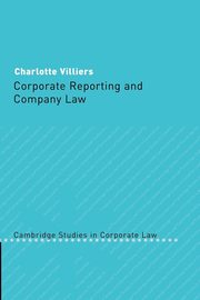 Corporate Reporting and Company Law, Villiers Charlotte