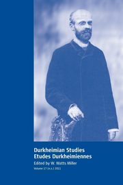 Durkheimian Studies/tudes Durkheimiennes, 