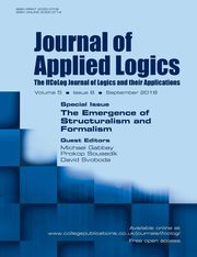 Journal of Applied Logics - IfCoLog Journal of Logics and their Applications.  Volume 5, number 6. Special Issue, 