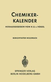Chemiker-Kalender, von Vogel Hans Ulrich