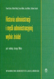 Historia administracji i myli administracyjnej Wybr rde, 