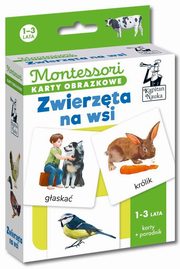Montessori Karty obrazkowe Zwierzta na wsi (1-3 lata) Kapitan Nauka, Dohun Katarzyna