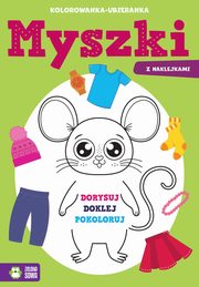 Kolorowanka-ubieranka Myszki, 