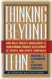 Thinking Beyond Lean, Cusumano Michael A.