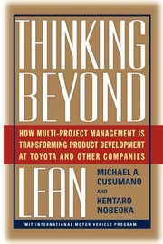 Thinking Beyond Lean, Cusumano Michael A.