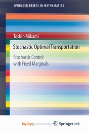 Stochastic Optimal Transportation, Mikami Toshio