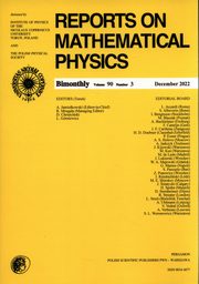 Reports on Mathematical Physics 90/3, 