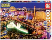 Puzzle 1000 Las Vegas fluorescencyjne, 