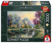 Puzzle 3000 Thomas Kinkade Wieczorn por, 