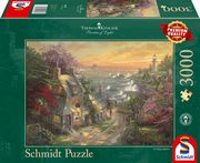 Puzzle 3000 THOMAS KINKADE Wioska z latarni morsk w tle, 