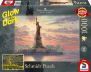 Puzzle 1000 Thomas Kinkade Statua Wolnoci / Nowy Jork (wiec w ciemnoci), 