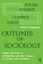 Outlines of Sociology, Gumplowicz Ludwig