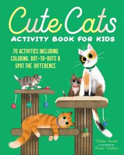 Cute Cats Activity Book for Kids, Deneen Valerie