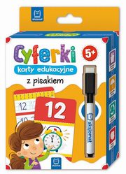 Cyferki Karty edukacyjne z pisakiem 5+, 