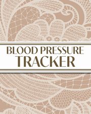 XL Large Print 1-Year Blood Pressure Tracker (Beige Lace), Revive Stationery