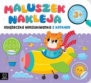 Maluszek nakleja Ksieczka wyszukiwanka z kotkiem z duymi naklejkami 3+, Bator Agnieszka