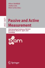 Passive and Active Measurement, 