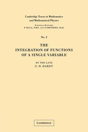 Integration of Functions, G. H. Hardy