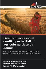Livello di accesso al credito per le PMI agricole guidate da donne, Joaquim Jose Amilton