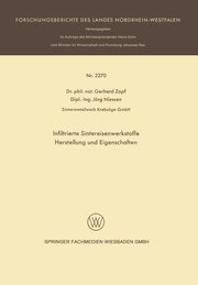 Infiltrierte Sintereisenwerkstoffe, Zapf Gerhard