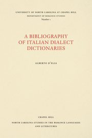 A Bibliography of Italian Dialect Dictionaries, D'Elia Alberto