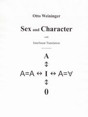 Sex and Character, Weininger Otto