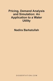 Pricing, Demand Analysis and Simulation, Barkatullah Nadira