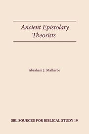 Ancient Epistolary Theorists, 