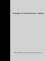 Principles of Clinical Decision-Making, Jeejeebhoy H. F.