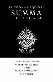 Virtues of Justice in the Human Community, Aquinas Thomas