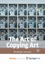 The Art of Copying Art, Jackson Penelope