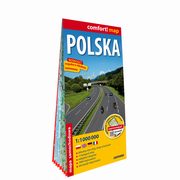 Polska laminowana mapa samochodowa 1:1 000 000, 