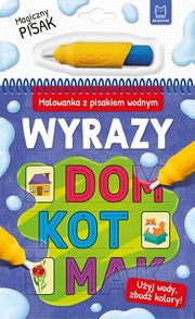 Malowanka z pisakiem wodnym Wyrazy, 