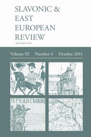Slavonic & East European Review (92, 