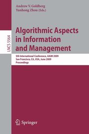 Algorithmic Aspects in Information and Management, 