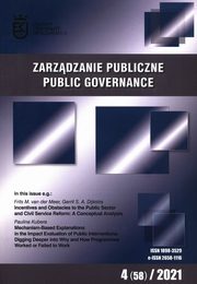 ksiazka tytu: Zarzdzanie Publiczne 4 (58) 2021 autor: 