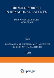 Order-disorder in hexagonal lattices, Houtappel Raymond Marie Ferdinand