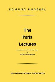The Paris Lectures, Husserl Edmund
