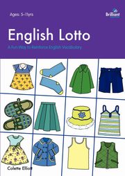 ksiazka tytu: English Lotto. a Fun Way to Reinforce English Vocabulary autor: Elliott Colette