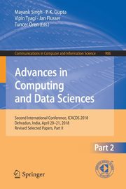 Advances in Computing and Data Sciences, 